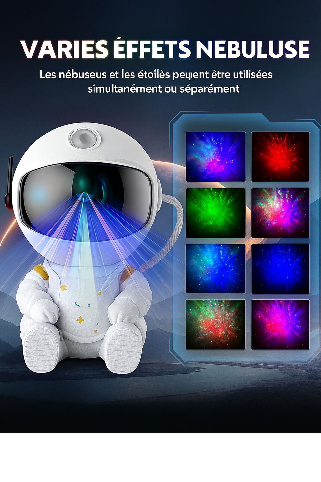 projecteur astronaute