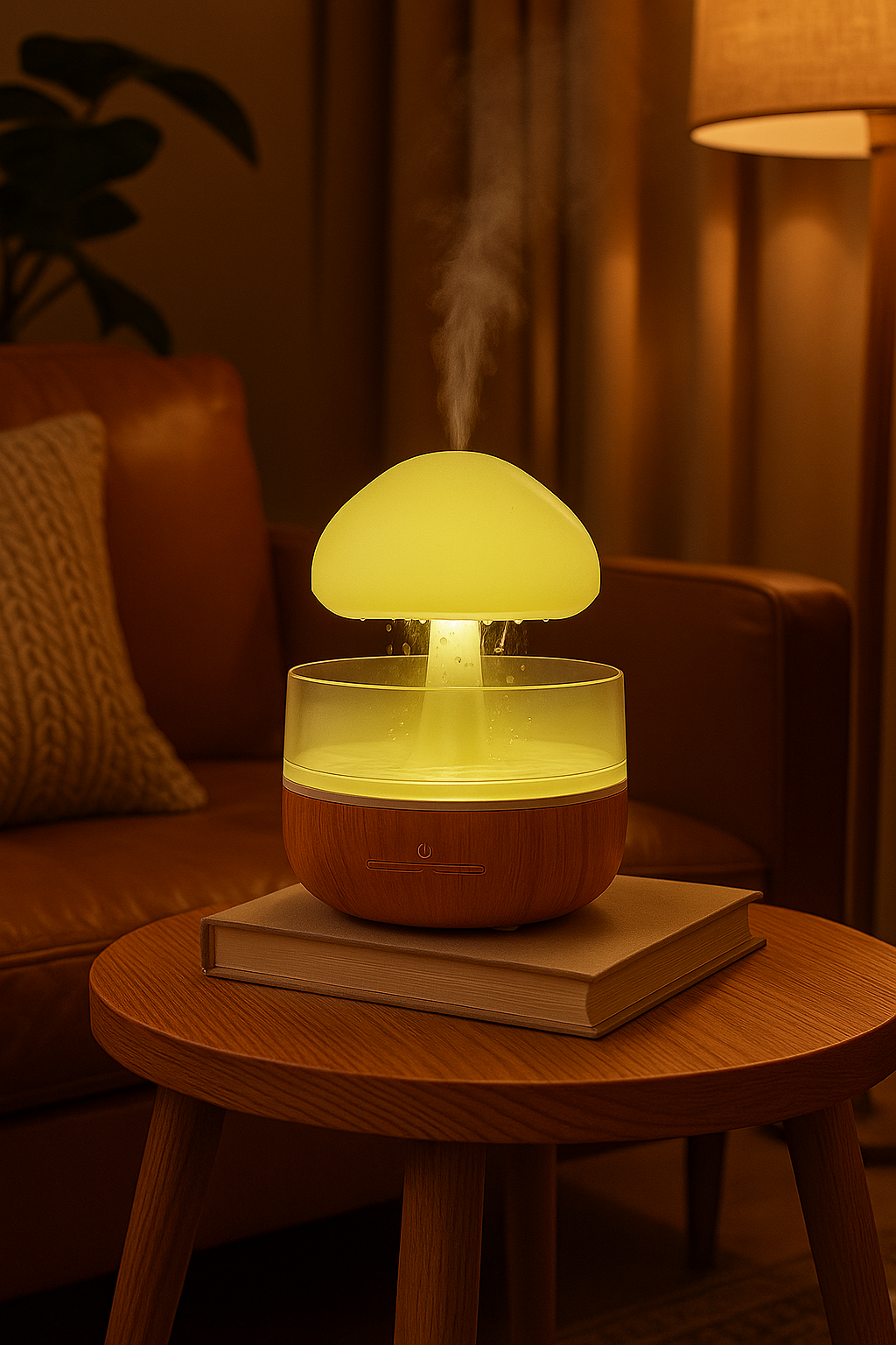 Diffuseur d’Huiles Essentielles & Humidificateur Champignon LED