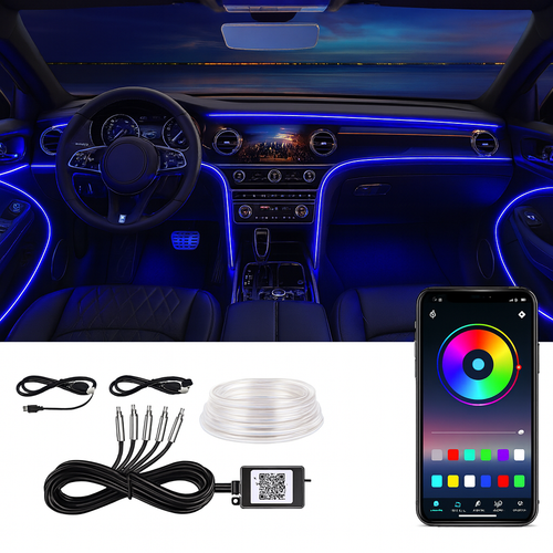 Bande Lumineuse LED Intérieur Voiture – Ambiance Unique et Personnalisée