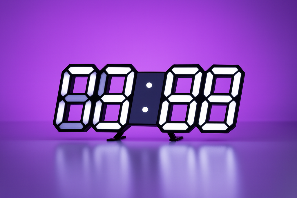 Horloge Numérique LED 3D