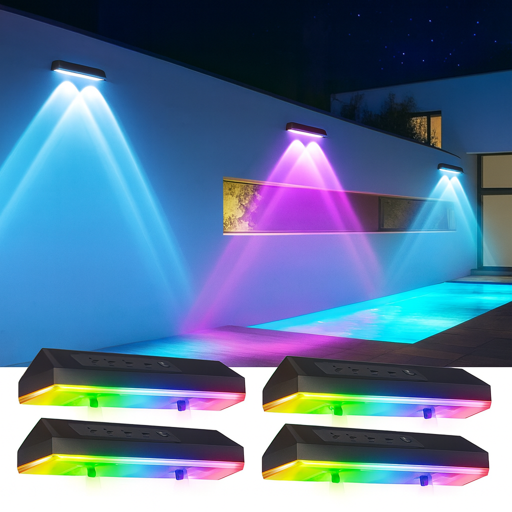 🌞 Appliques Solaires LED Étanches – Éclairage Extérieur