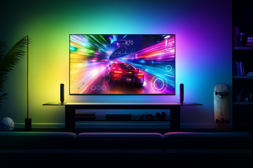 Bande lumineuse RGB pour écran