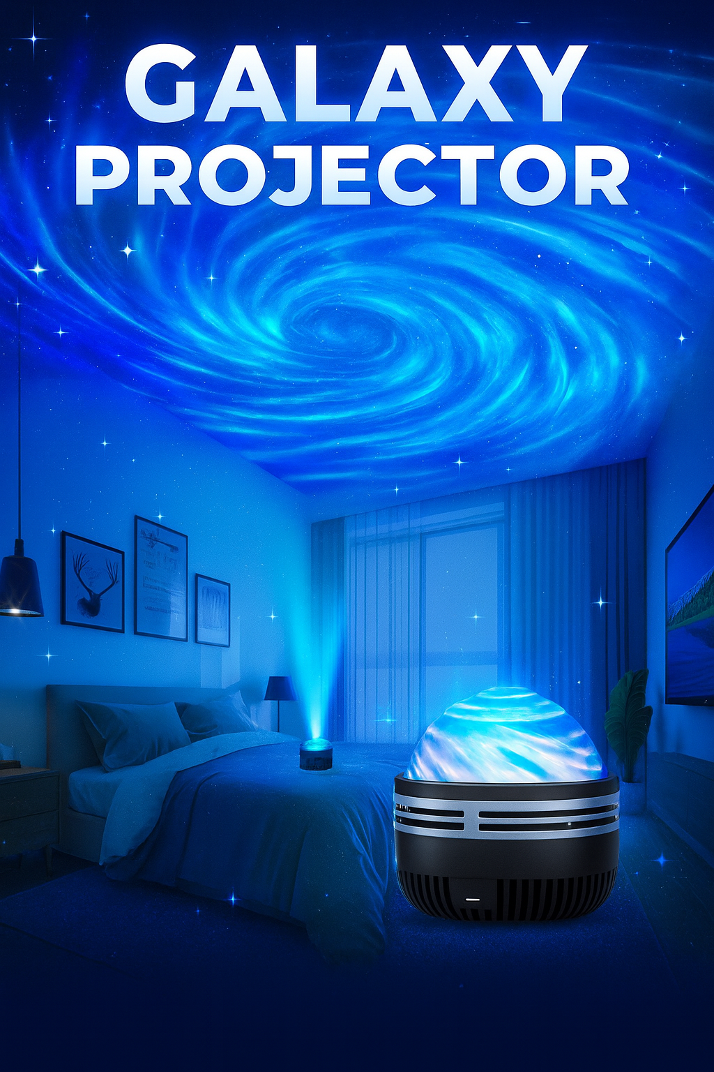 Projecteur Galaxie LED – Créez une Atmosphère Magique et Colorée chez Vous