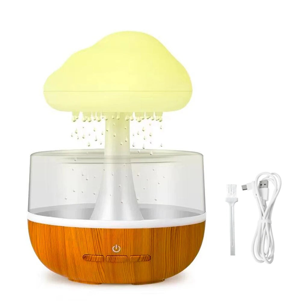 Diffuseur d’Huiles Essentielles & Humidificateur Champignon LED