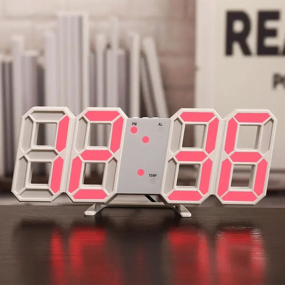 Horloge Numérique LED 3D
