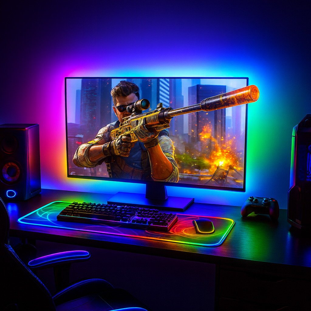 Bande lumineuse RGB pour écran