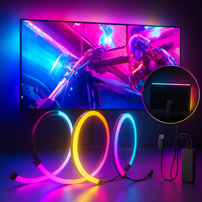 Bande lumineuse RGB pour écran