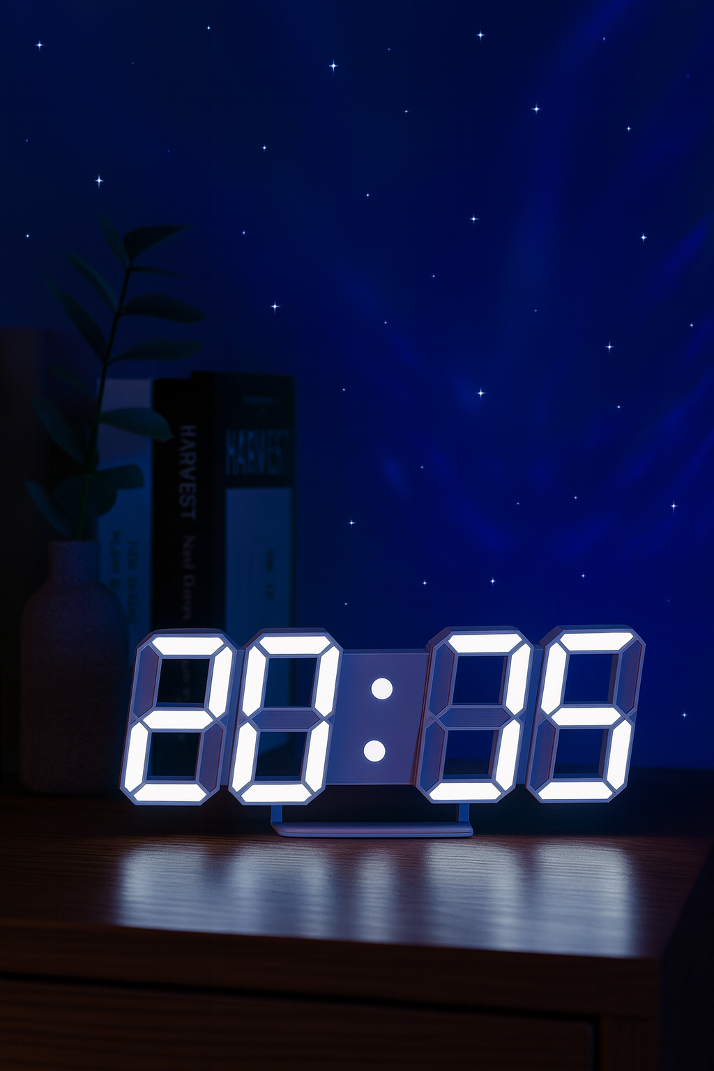 Horloge Numérique LED 3D