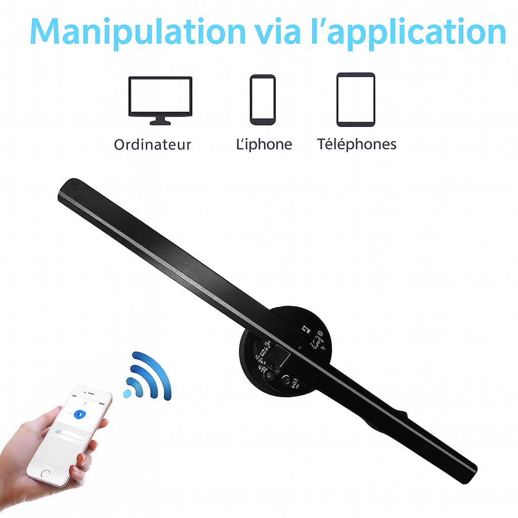 Projecteur Holographique 3D – Effet Visuel Immersif pour Setup Gaming