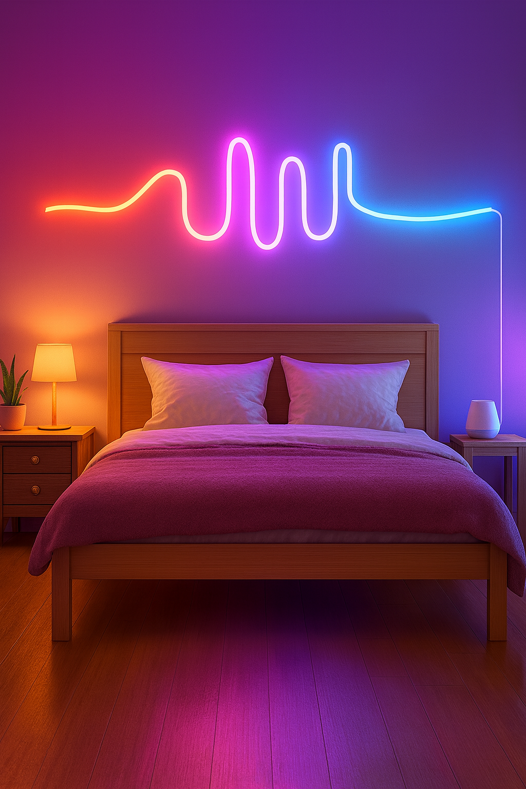 Bande LED néon RGBIC USB 5 V