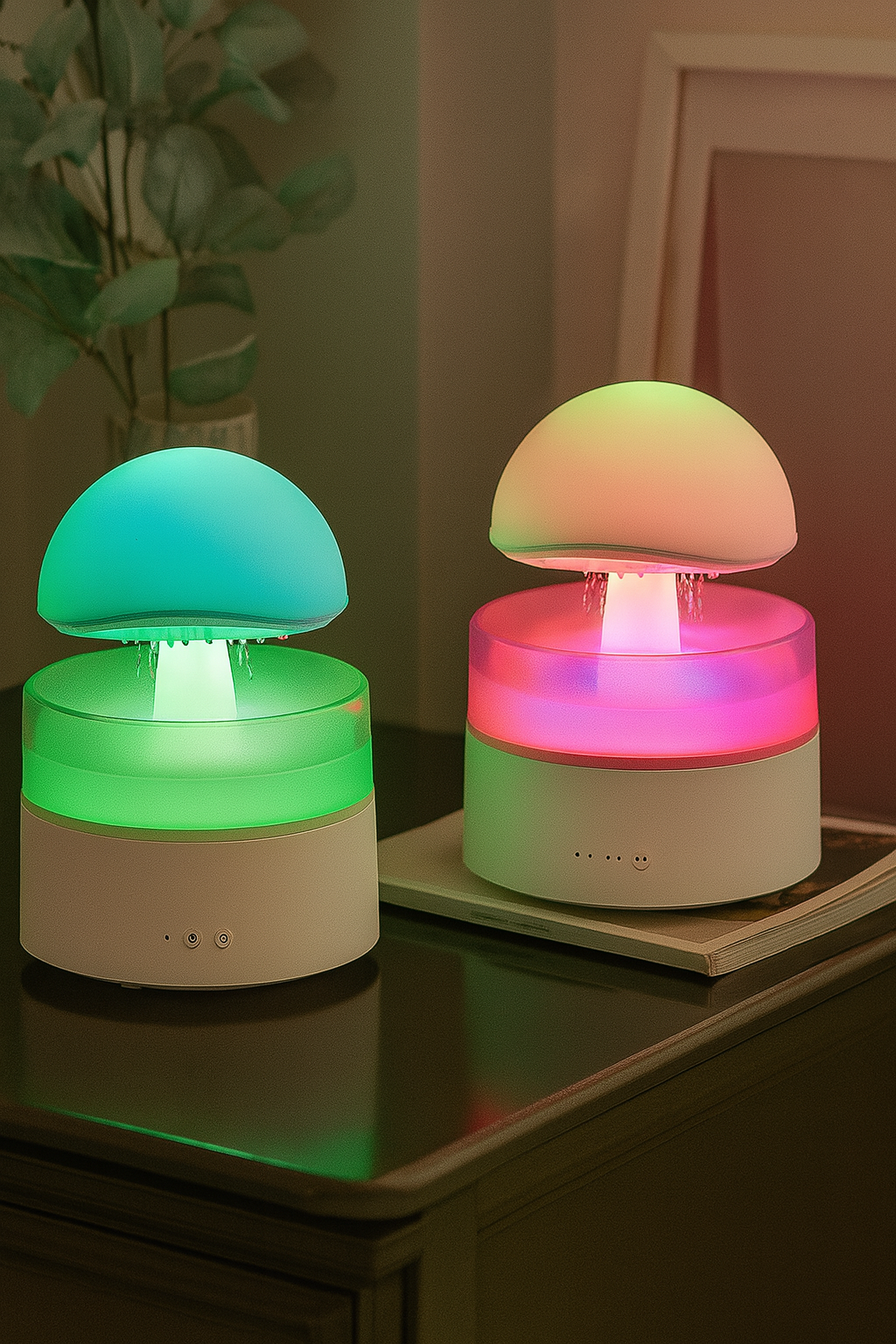 Diffuseur d’Huiles Essentielles & Humidificateur Champignon LED