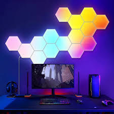 Applique murale hexagonale intelligente RGB