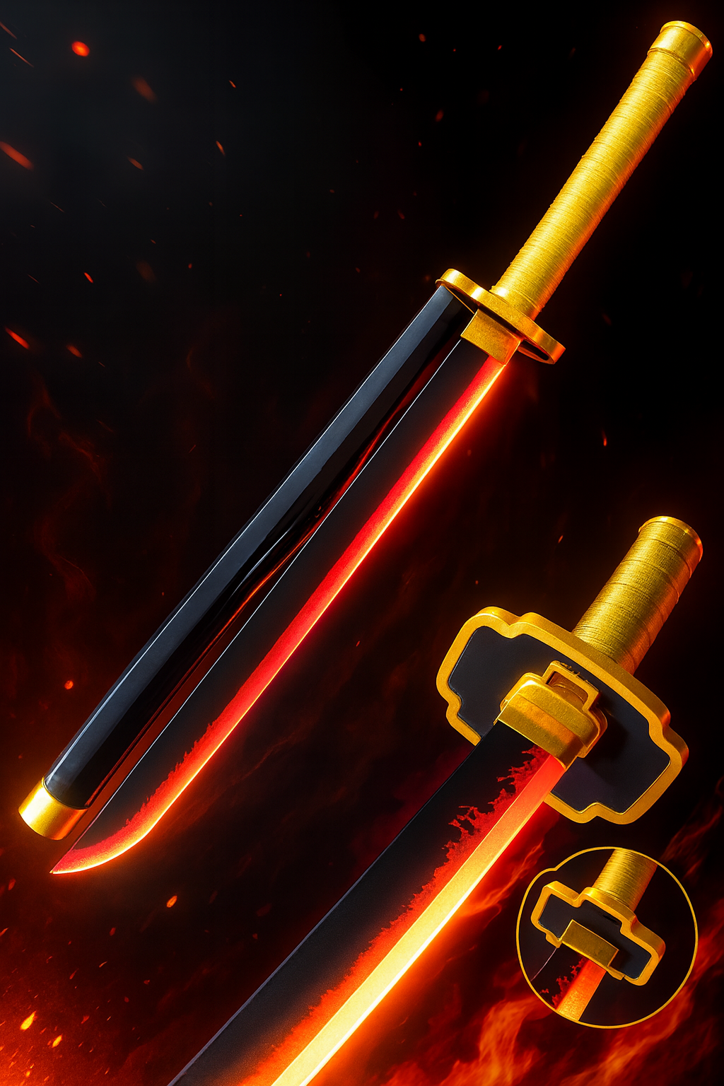 ⚡ Katana Lumineux Demon Slayer